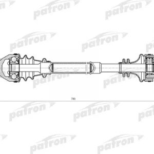 Полуось передняя правая