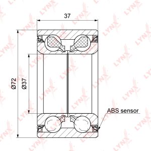 Подшипник ступицы (к-кт)