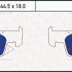 Колодки тормозные передние к-кт