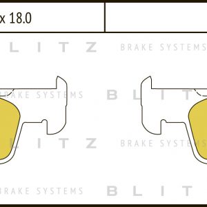 Колодки тормозные передние к-кт