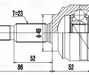ШРУС наружный передний